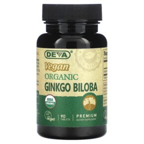 Thực phẩm chức năng Deva Vegan Organic Ginkgo Biloba 90 Tablets 895634000140