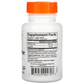 Thành phần vi chất của Doctor's Best Benfotiamine with BenfoPure 300 mg 60 Veggie Caps 753950002708