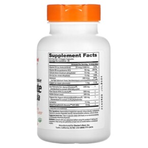 Thành phần vi chất của Doctor's Best Comprehensive Prostate Formula 120 Veggie Caps 753950000858