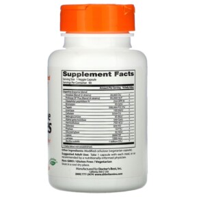 Thành phần vi chất của Doctor's Best Digestive Enzymes 90 Veggie Caps 753950000476