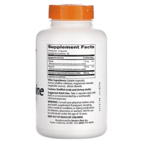 Doctor's Best Glucosamine 750 mg 180 Capsules 3 Thành phần vi chất của Doctor's Best Glucosamine 750 mg 180 Capsules 753950000865