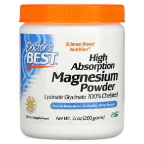 Thực phẩm chức năng Doctor's Best High Absorption Magnesium Powder 7.1 oz (200 g) 753950004085