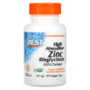 Thực phẩm chức năng Doctor's Best High Absorption Zinc Bisglycinate 100% Chelated 50 mg 90 Veggie Caps 753950005730