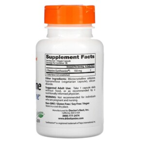 Thành phần vi chất của Doctor's Best L-Theanine with Suntheanine 150 mg 90 Veggie Caps 753950001978
