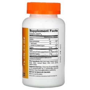 Thành phần vi chất của Doctor's Best Lutein & Zeaxanthin Gummies Mango Madness 60 Gummies 753950005129