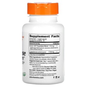 Thành phần vi chất của Doctor's Best Menopause Spectrum with EstroG-100 30 Veggie Caps 753950002975