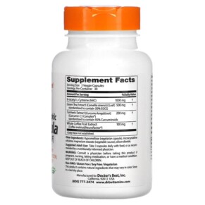 Thành phần vi chất của Doctor's Best Neurotrophic Brain Formula (BDNF) 90 Veggie Caps 753950005501