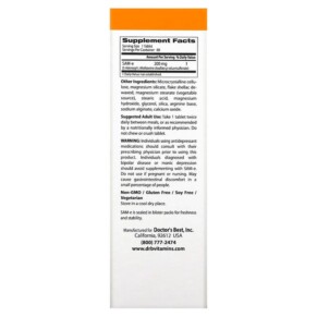 Thành phần vi chất của Doctor's Best SAMe (Disulfate Tosylate) 200 mg 60 Enteric Coated Tablets 753950002067