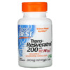 Thực phẩm chức năng Doctor's Best Trans-Resveratrol 200 with Resvinol 200 mg 60 Veggie Caps 753950002111