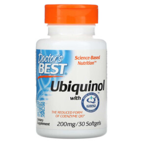 Thực phẩm chức năng Doctor's Best Ubiquinol with Kaneka 200 mg 30 Softgels 753950002746