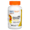 Thực phẩm chức năng Doctor's Best Vitamin D3 Gummies Tropical Tango 25 mcg (1.000 IU) 60 Gummies 753950005433