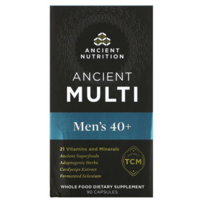 Thực phẩm chức năng Dr. Axe / Ancient Nutrition Ancient Multi Men's 40+ 90 Capsules 816401023322