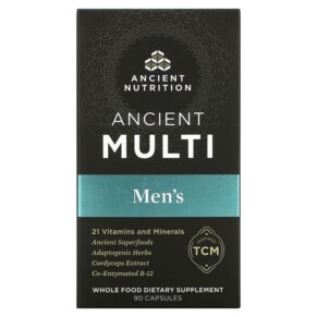 Thực phẩm chức năng Dr. Axe / Ancient Nutrition Ancient Multi Men's 90 Capsules 816401023230