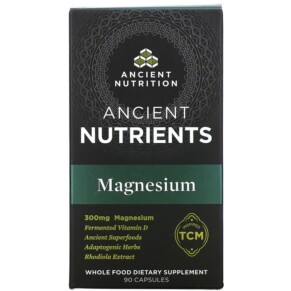 Thực phẩm chức năng Dr. Axe / Ancient Nutrition Ancient Nutrients Magnesium 100 mg 90 Capsules 816401023360