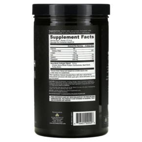 Thành phần vi chất của Dr. Axe / Ancient Nutrition Bone Broth Collagen Chocolate 1.2 lb (528 g) 816401020406