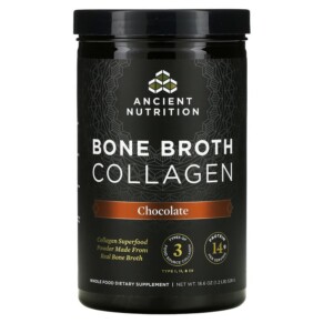 Thực phẩm chức năng Dr. Axe / Ancient Nutrition Bone Broth Collagen Chocolate 1.2 lb (528 g) 816401020406