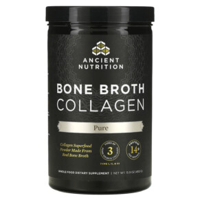 Thực phẩm chức năng Dr. Axe / Ancient Nutrition Bone Broth Collagen Pure 15.9 oz (450 g) 816401020048