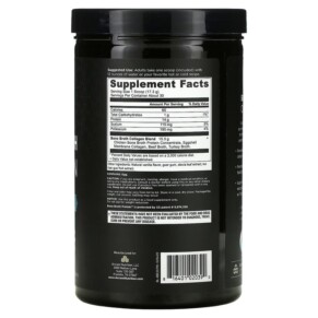 Thành phần vi chất của Dr. Axe / Ancient Nutrition Bone Broth Collagen Vanilla 1.1 lbs (519 g) 816401020390