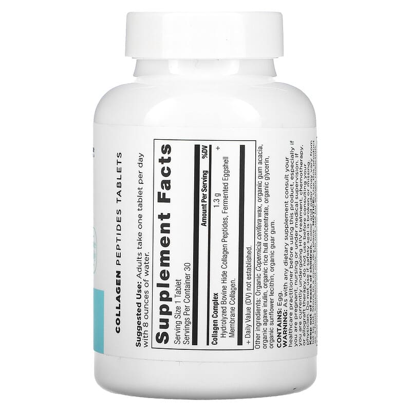 Dr. Axe / Ancient Nutrition Collagen Peptides 30 Tablets 2 Thành phần vi chất của Dr. Axe / Ancient Nutrition Collagen Peptides 30 Tablets 816401025708