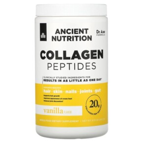 Thực phẩm chức năng Dr. Axe / Ancient Nutrition Collagen Peptides Vanilla 8.51 oz (241.2 g) 816401025685