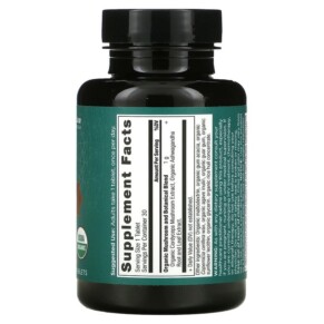 Thành phần vi chất của Dr. Axe / Ancient Nutrition Cordyceps Energy and Endurance 30 Tablets 816401025494