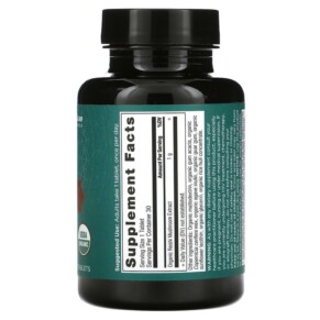 Thành phần vi chất của Dr. Axe / Ancient Nutrition Reishi Stress and Immune Support 30 Tablets 816401025500