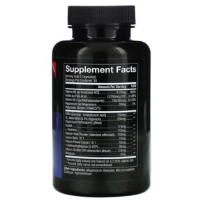 Thành phần vi chất của Dr. Emil Nutrition EZ DOZE Plus Melatonin 60 Capsules 850002956511