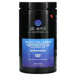 Thực phẩm chức năng Dr. Emil Nutrition Multi Collagen Peptides Plus Hyaluronic Acid Powder Unflavored 316.5 g 850002956542