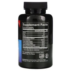 Thành phần vi chất của Dr. Emil Nutrition Multi Collagen Plus Types I II III V & X 90 Capsules 850002956283