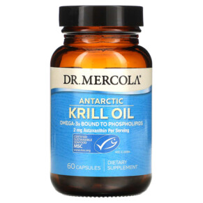 Thực phẩm chức năng Dr. Mercola Antarctic Krill Oil 60 Capsules 813006010269