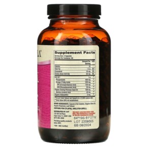 Thành phần vi chất của Dr. Mercola Antarctic Krill Oil for Women 270 Capsules 813006010290