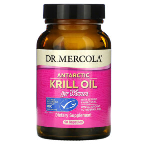 Thực phẩm chức năng Dr. Mercola Antarctic Krill Oil for Women 90 Capsules 813006010283