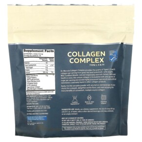 Thành phần vi chất của Dr. Mercola Collagen Complex Type l ll & lll Vanilla 5 g 10.89 oz (309 g) 810094210168