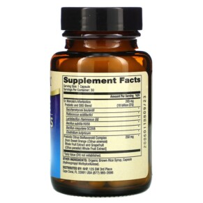 Thành phần vi chất của Dr. Mercola Complete Afterbiotics 18 Billion CFU 30 Capsules 810487033596