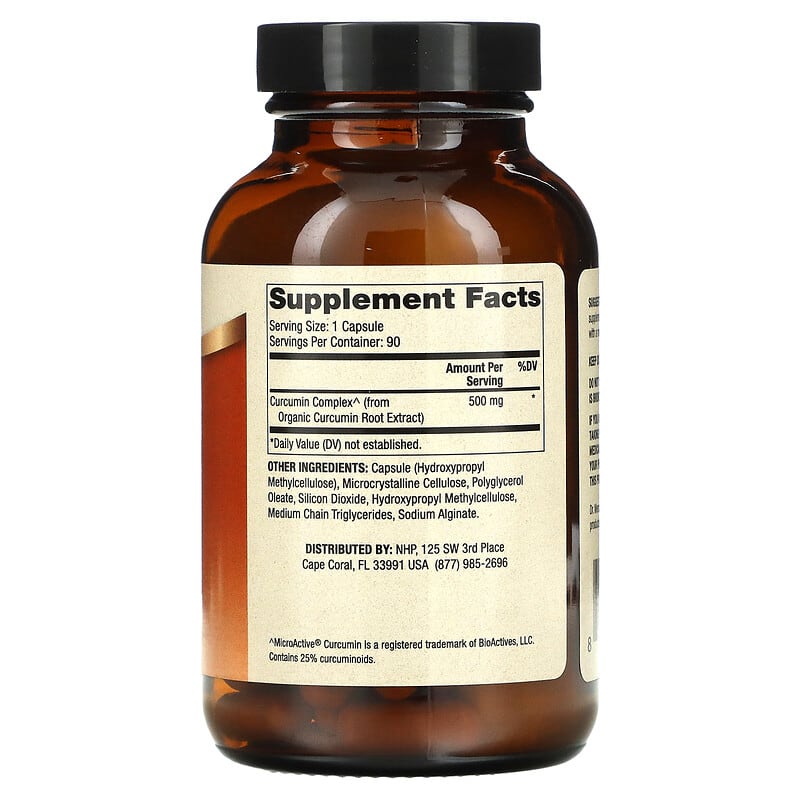Dr. Mercola Curcumin Advanced 90 Capsules 2 Thành phần vi chất của Dr. Mercola Curcumin Advanced 90 Capsules 813006016810