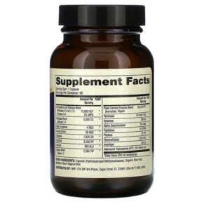 Thành phần vi chất của Dr. Mercola Enzymes Full Spectrum 90 Capsules 810487030908