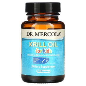 Thực phẩm chức năng Dr. Mercola Krill Oil for Kids 60 Capsules 813006011495
