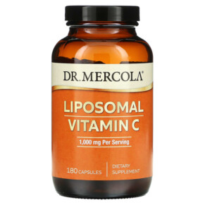 Thực phẩm chức năng Dr. Mercola Liposomal Vitamin C 500 mg 180 Capsules 813006015592