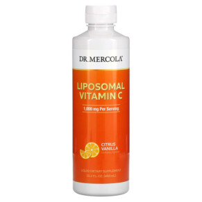Thực phẩm chức năng Dr. Mercola Liposomal Vitamin C Citrus Vanilla 1.000 mg 15.2 fl oz (450 ml) 810487039314