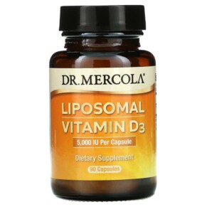 Thực phẩm chức năng Dr. Mercola Liposomal Vitamin D3 5.000 IU 90 Capsules 810487032001