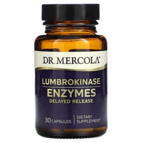 Thực phẩm chức năng Dr. Mercola Lumbrokinase Enzymes 30 Capsules 810487031998