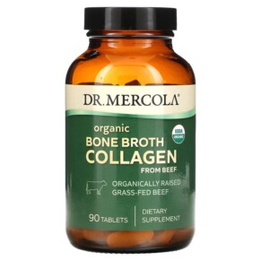 Thực phẩm chức năng Dr. Mercola Organic Bone Broth Collagen 90 Tablets 810487031455