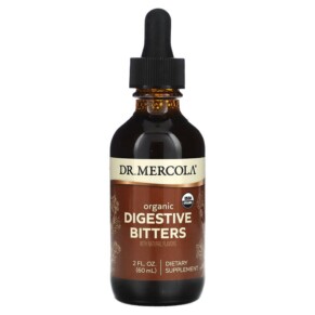 Thực phẩm chức năng Dr. Mercola Organic Digestive Bitters with Natural Flavors 2 fl oz (60 ml) 810487033589