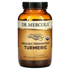 Thực phẩm chức năng Dr. Mercola Organic Fermented Turmeric 180 Capsules 810487032377