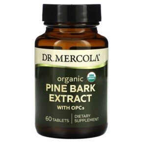 Thực phẩm chức năng Dr. Mercola Organic Pine Bark Extract with OPCs 60 Tablets 810487039260