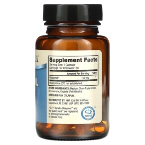 Thành phần vi chất của Dr. Mercola Ubiquinol 100 mg 30 Capsules 813006011624