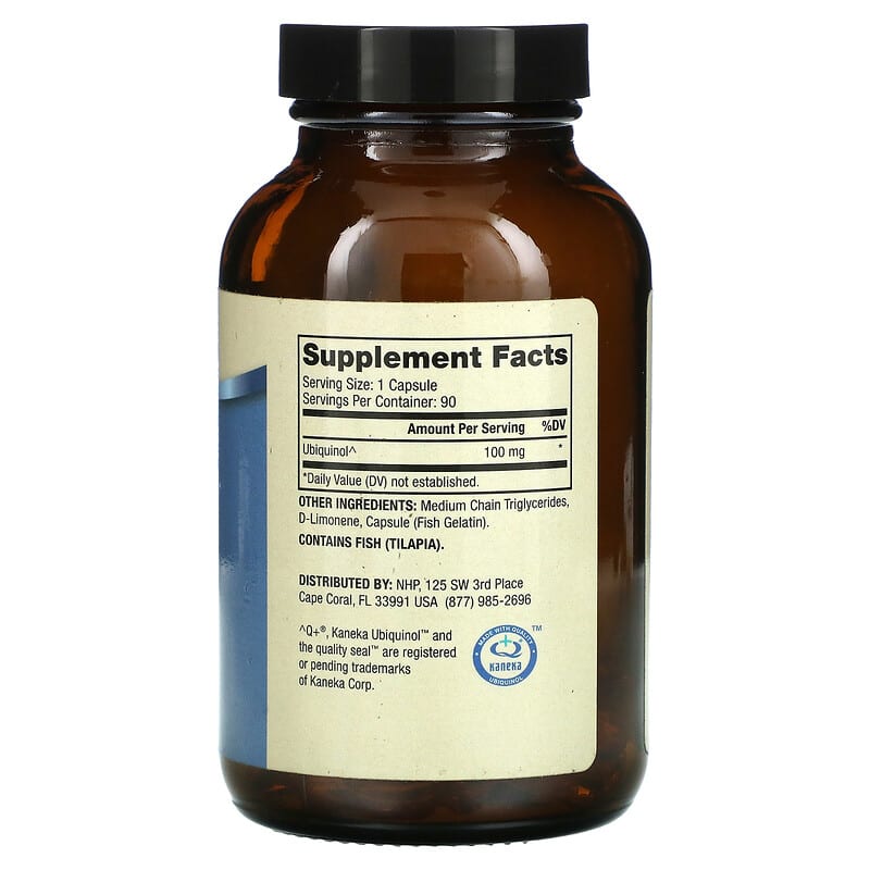 Dr. Mercola Ubiquinol 100 mg 90 Capsules 2 Thành phần vi chất của Dr. Mercola Ubiquinol 100 mg 90 Capsules 813006011631