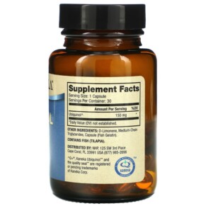 Thành phần vi chất của Dr. Mercola Ubiquinol 150 mg 30 Capsules 813006017992