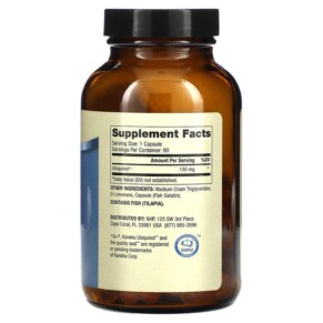 Dr. Mercola Ubiquinol 150 mg 90 Capsules 3 Thành phần vi chất của Dr. Mercola Ubiquinol 150 mg 90 Capsules 813006018005