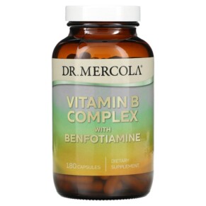 Thực phẩm chức năng Dr. Mercola Vitamin B Complex with Benfotiamine 180 Capsules 810487031806